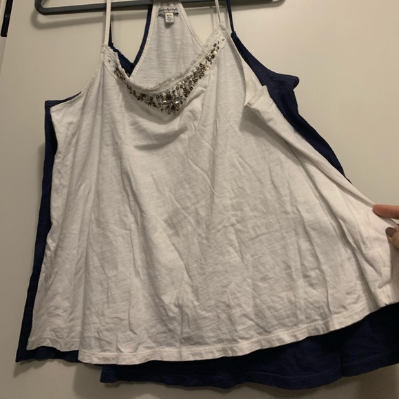 2 AE Tanks with jewels XL American Eagle - Picture 4 of 6